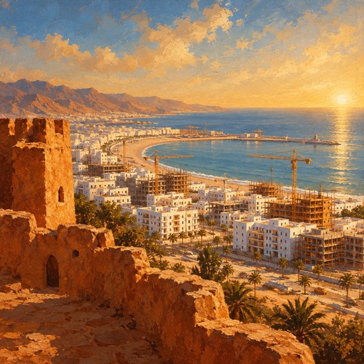Carte peinte : Agadir, la ville qui a recommencé