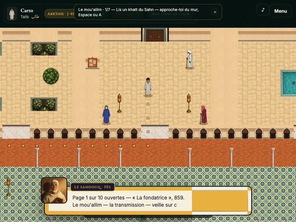 Le sandouq de la Khizana : la première page perdue, « La fondatrice », 859